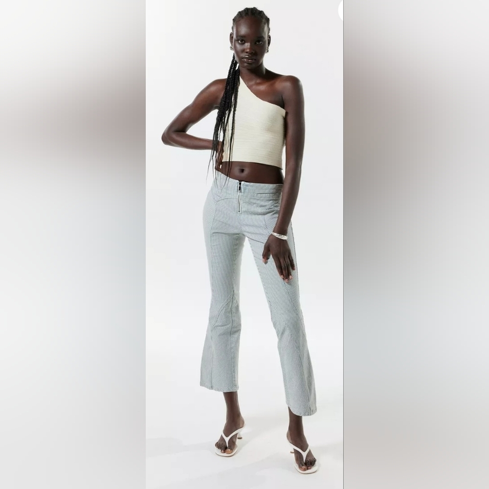 SOLD Urban Outfitters UO Silence + Noise Toni Moto Flare Pants size 6 brand new - Picture 2 of 4